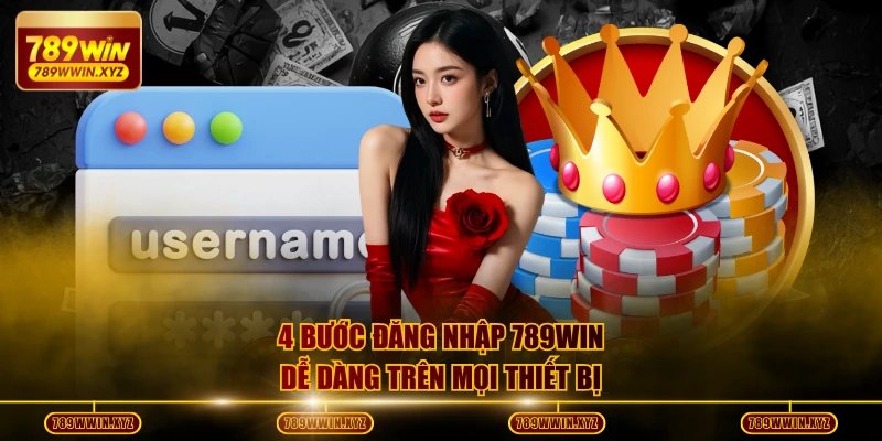 4 bước đăng nhập 789WIN dễ dàng trên mọi thiết bị